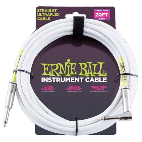 Кабель инструментальный угловой Ernie Ball 6047 bespeco iro600s кабель инструментальный 6 метров