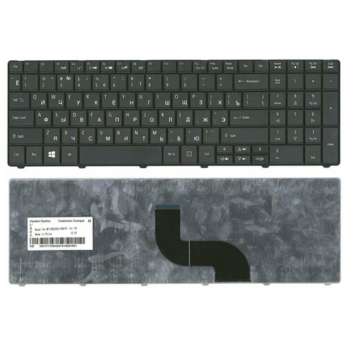 Клавиатура для ноутбука Acer Aspire E1-531 E1-571 TravelMate P253 P453 черная 115000₽