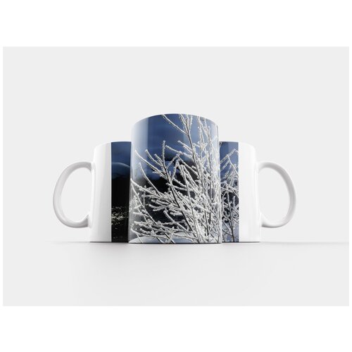 фото Кружка "мороженое, кристаллы льда, зима" 320 мл lotsprints