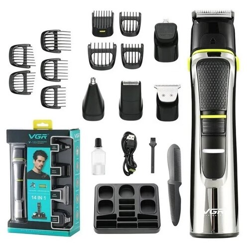 Набор для стрижки VGR V-100 чeрный 178300₽