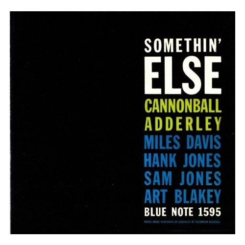 Компакт-диски, Blue Note, CANNONBALL ADDERLEY - Somethin' Else (CD) компакт диски blue note art blakey a night at birdland vol 2 cd