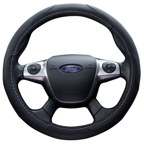 Оплетка модельная CLIM ART для Ford Focus, перфорация, Черный