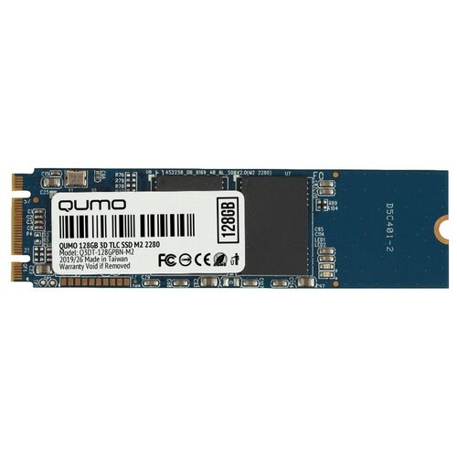 Твердотельный накопитель Qumo 128 ГБ M.2 Q3DT-128GPBN-M2 ssd накопитель qumo novation 256 gb sata iii q3dt 256gskf