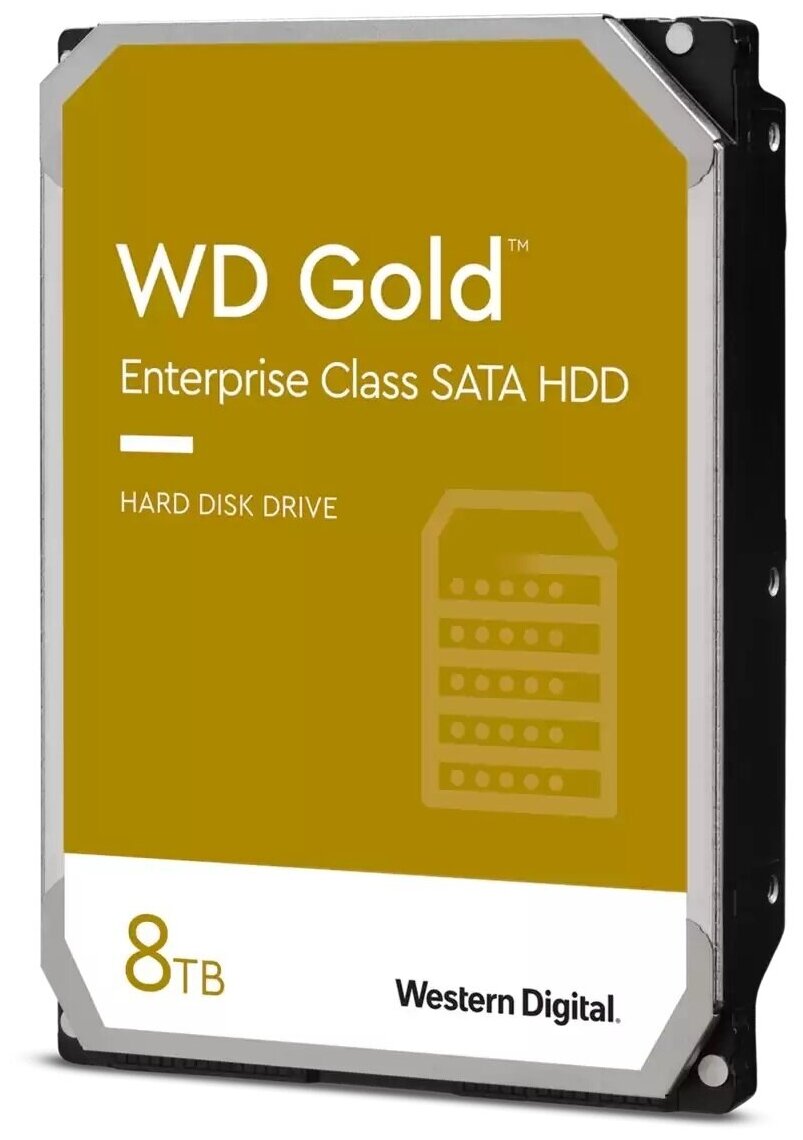 Western Digital Жесткий диск 8Tb WD GOLD (WD8004FRYZ)