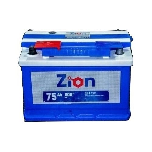 Аккумулятор ZION 75 Ач прямая полярность