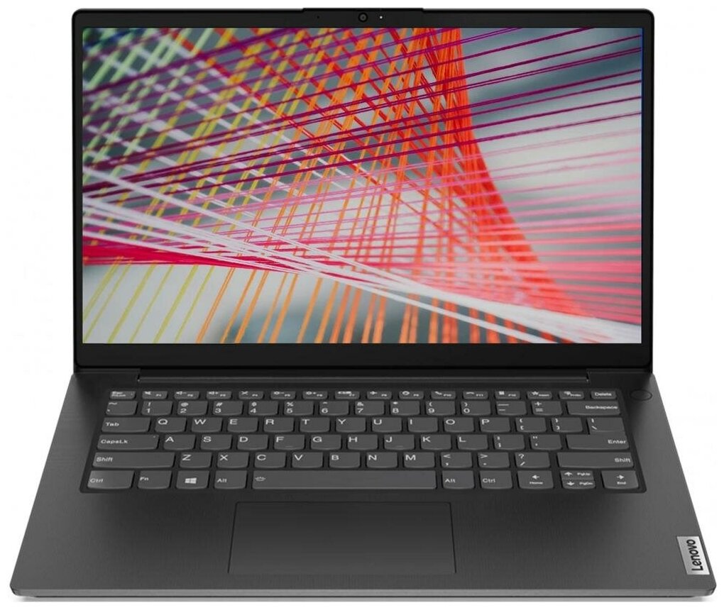 Ноутбук Lenovo V14 GEN2 ITL Core i3 1115G4 4Gb SSD128Gb Intel UHD Graphics 14 TN FHD 1920x1080 noOS black WiFi BT Cam
