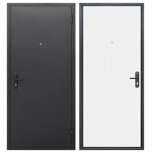 Дверь входная утепленная, звукоизоляционная Ferroni Стройгост 5 РФ металл/МДФ, левая дверь входная ferroni стройгост 7 2 металл металл 3 петли 960 2050 левая