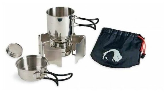 Набор посуды Tatonka Alcohol Burner Set 4133 в комплекте с горелкой