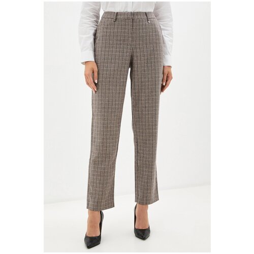 фото Брюки baon, размер xs/42, dark fawn checked