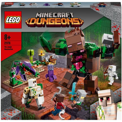 Конструктор Lego Minecraft «Мерзость из джунглей», 489 элементов lego® minecraft 21156 bigfig creeper™ и оцелот