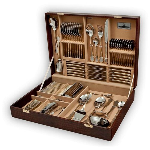 фото Набор столовых приборов на 12 персон, 72 предмета, palazzo золото, picard & wielputz (solingen)