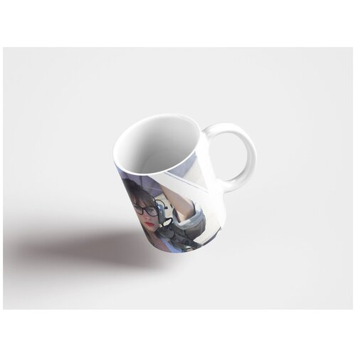 фото Кружка "пилот, самолет, женский пол 320 мл. белая lotsprints