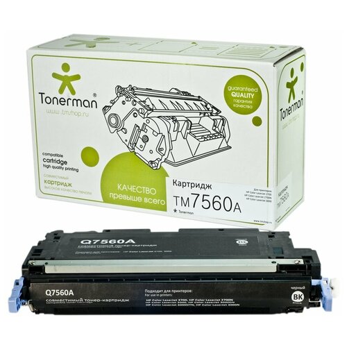 Совместимый картридж Tonerman Q7560A №314A для принтеров HP картридж hp 314a q7560a тонер картридж hp q7560a 6500 стр черный