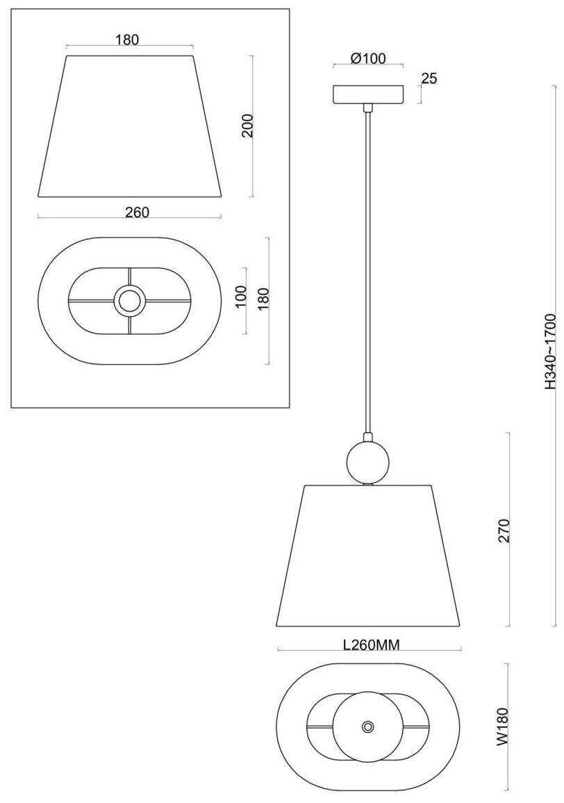 Светильник Freya Soho FR2028PL-01N - фото №3