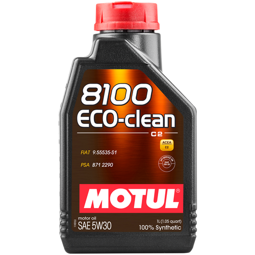 фото Синтетическое моторное масло motul 8100 eco-clean 5w-30, 1 л