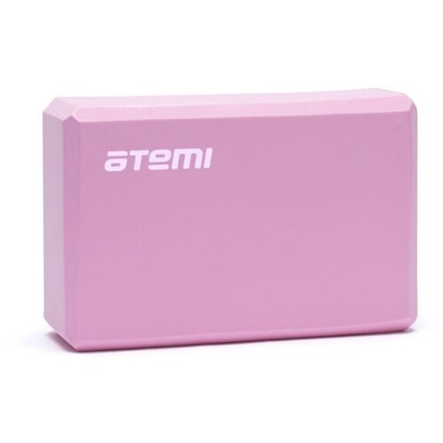 Блок для йоги Atemi, AYB01P, 225х145х75, розовый