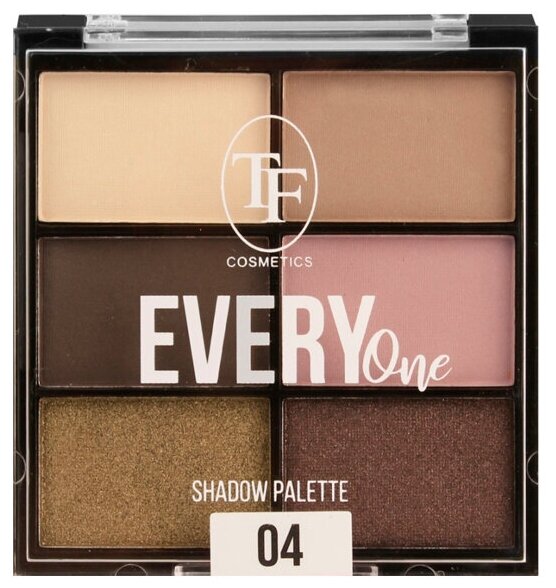 Палетка теней для век TF Cosmetics EVERY ONE CTE37 т.04 Нейтральный беж 11,4 г