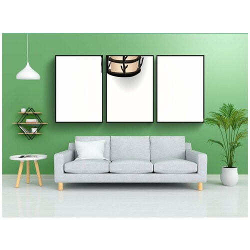 фото Набор модулных постеров для интерьера "фонарь, деревянный, деревенский" 60x90 см. в тубусе, без рамки lotsprints