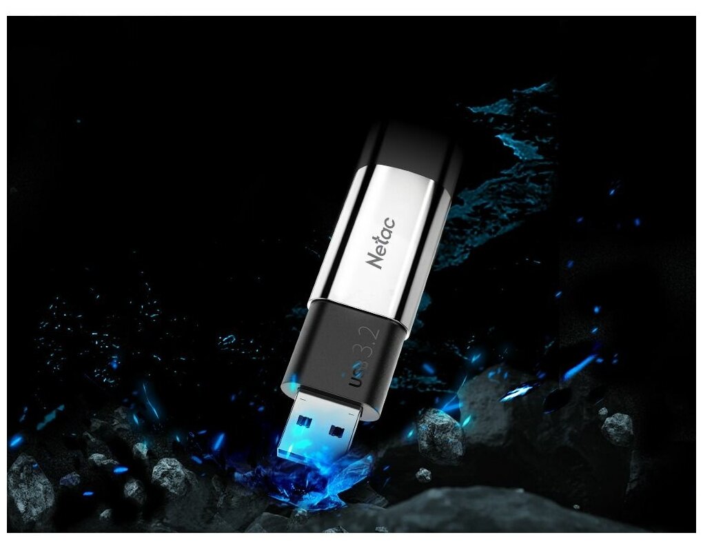 Носитель информации Netac US2 USB3.2 Solid State Flash Drive 256GB,up to 530MB/450MB/s (NT03US2N-256G-32SL) - фото №7