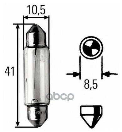 8GM002091241 HELLA Лампа накаливания 18w 24v