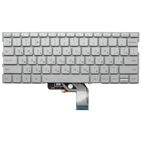 Клавиатура для ноутбука Xiaomi Mi Notebook Air 13.3 - Серебристая