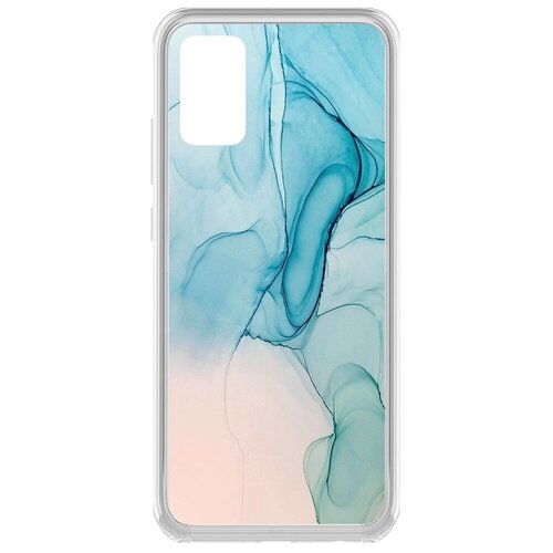 Чехол-накладка Krutoff Clear Case Абстракт разводы для Samsung Galaxy A02s (A025) чехол накладка krutoff clear case выходи играть для samsung galaxy a02s a025