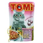 [133.015] tomi консервы для кошек-пауч 100г gf c индейкой в желе из шпината (уп-20 шт) германия, 133.015 - изображение