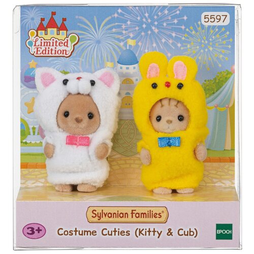 Игровой набор Sylvanian Families Малыши в костюмчиках котенка и цыпленка 5597 набор sylvanian families малыши в костюмчиках фруктов 2057