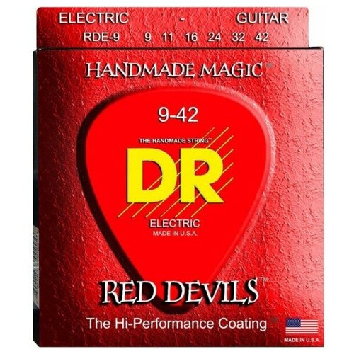 Струны для электрогитары DR String RDE-9 dr al 11 струны для электрогитары