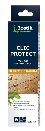 Полеуретановый герметик для швов паркета и ламината BOSTIK CLIC PROTECT 125 мл