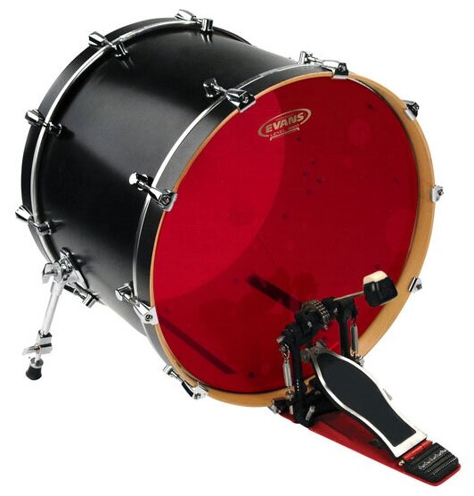 BD20HR Hydraulic Red Пластик для бас-барабана 20", Evans