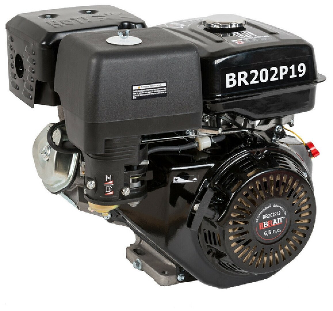 Двигатель бензиновый BRAIT BR202P19 (6,5л.с. шпонка 19мм) - фотография № 1