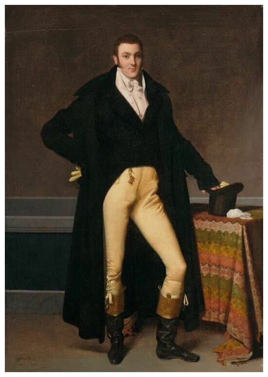 Репродукция на холсте Жозеф-Антуан-де-Ножан (1815) Энгр Жан Огюст Доминик 30см. x 43см.