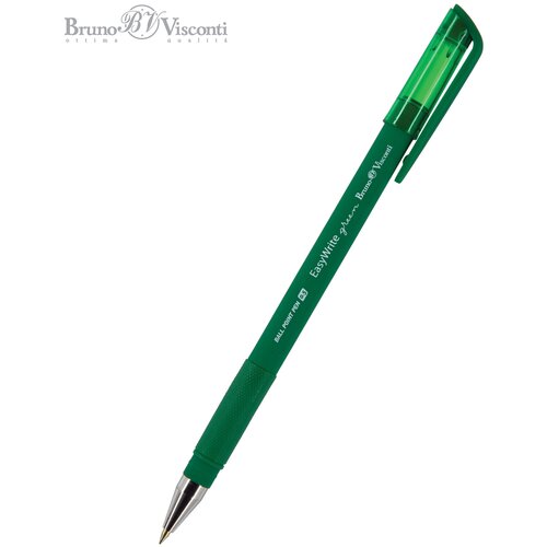Ручкa BrunoVisconti, шариковая, 0.5 мм, зеленая, EasyWrite. GREEN, Арт. 20-0127
