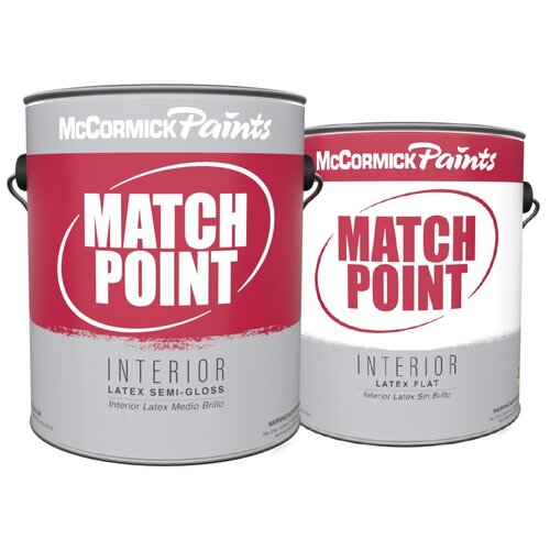 Краска McCormick MatchPoint глубокоматовая. для стен и потолков,3.8 л