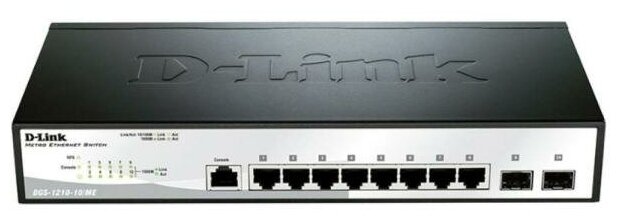 Коммутатор D-Link DGS-1210-10/ME 8G управляемый