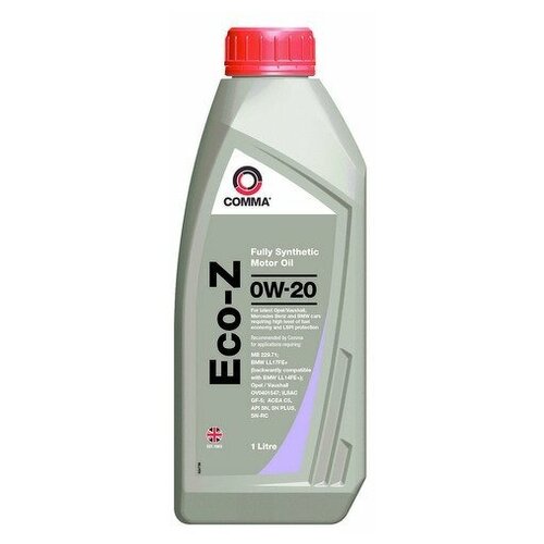 COMMA 0W20 ECO-Z (1L)_масло моторное! синт. API SN SN+, ACEA C5, ILSAC GF-5, BMW LL17FE+, MB 229.71