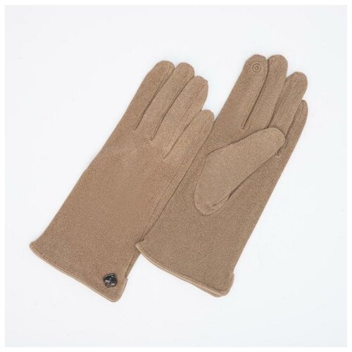 фото Перчатки женские, безразмерные, цвет бежевый нет бренда