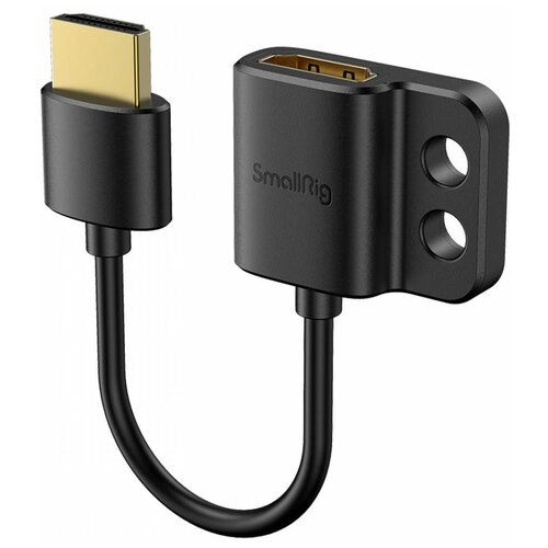 SmallRig 3019 Кабель HDMI (A to A) Ultra Slim 4K c адаптером для крепления smallrig ultra slim 4k adapter cable female hdmi type a to male hdmi type a 4k 60hz for bmpcc 4k