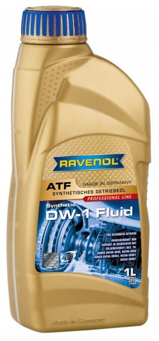 Масло трансмиссионное синтетическое ATF DW-1 Fluid (1л) Ravenol 4014835741812