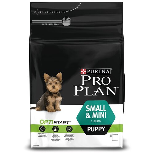 Pro Plan корм для щенков мелких и карликовых пород с курицей (small&mini puppy)