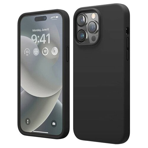 Чехол Elago Soft Silicone для iPhone 14 Pro, черный