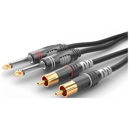 Кабель аудио 2xJack - 2xRCA Sommer Cable HBA-62C2-0060 0.6m кабель аудио 2xjack 2xrca sommer cable hba 62c2 0060 0 6m