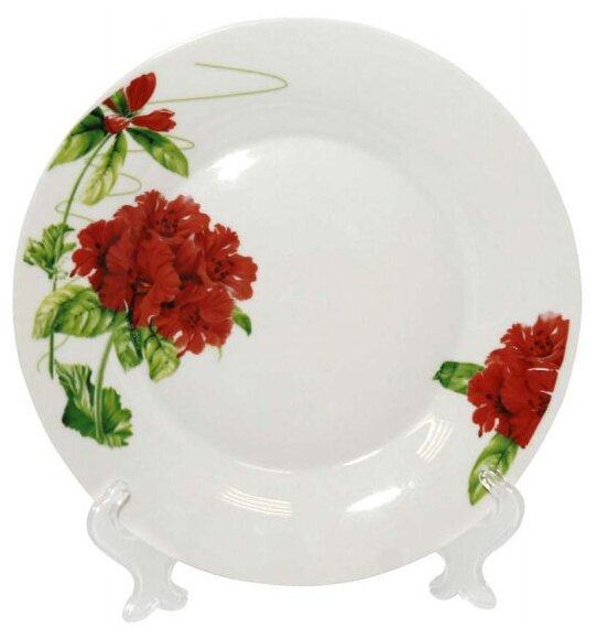Тарелка десертная «Китайская роза» 19 см