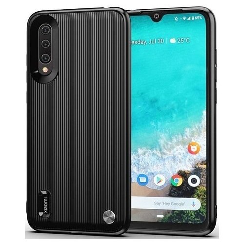 фото Чехол для xiaomi mi a3 (cc9e) цвет black (черный), серия bevel от caseport