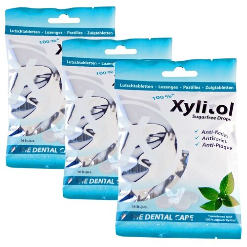 Профилактические леденцы Miradent Xylitol мята (3 упаковки)
