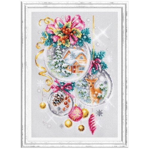 фото Набор для вышивания чудесная игла 100-247 рождественская сказка 22 х 32 см 1 шт.