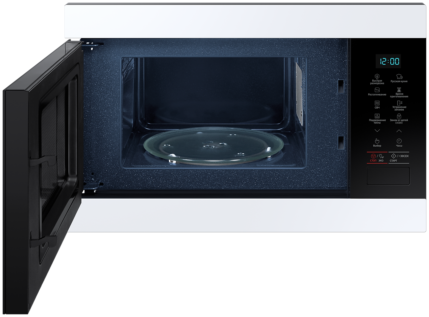 Микроволновая печь встраиваемая Samsung MS22M8054AW - фотография № 2