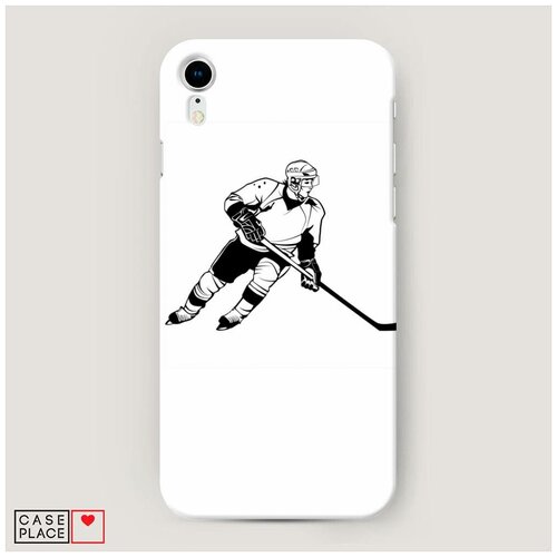 фото Чехол пластиковый iphone xr (10r) хобби хоккей case place