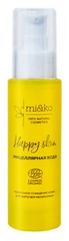 MI&KO мицеллярная вода для лица Happy skin, 50 мл, 50 г